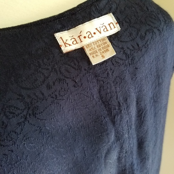 NWOT Karavan Velvet Royal Blue Vest - Picture 4 of 4
